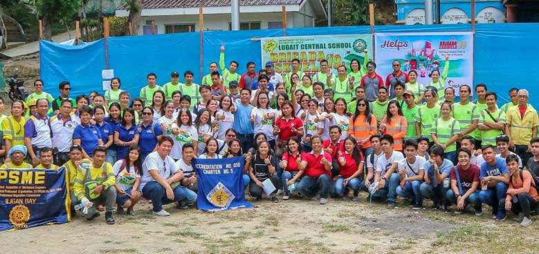 employees of holcim philippines and its partner organizations joined the 2019 brigada eskwela to prepare public schools nationwide for the opening of classes