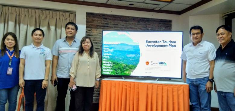 holcim and scpw present the sustainable tourism masterplan to bacnotan union officials